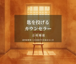 なぜカウンセラーは被虐待者に「匙を投げて」しまうのか